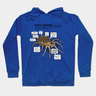 Wolf Spider Mom by Zoodraws Hoodie